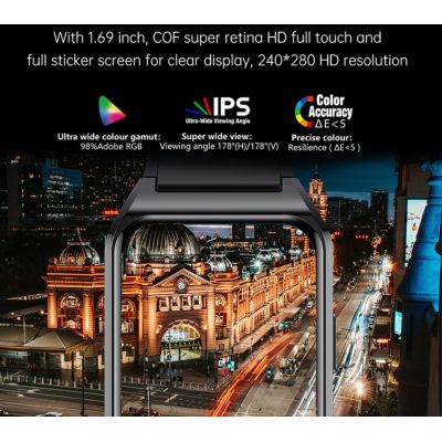 7. Smartwatch Rubicon RNCE89 Black SMARUB162