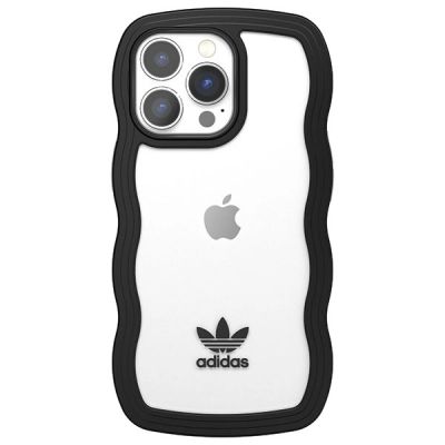3. Etui Adidas OR Wavy Case na iPhone 13 Pro / iPhone 13 - czarno-przezroczyste