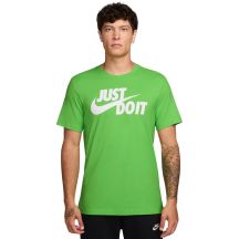 Koszulka męska Nike Tee Just Do It Swoosh zielona AR5006 308