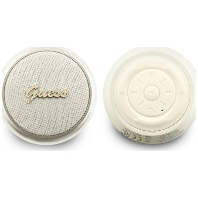 2. Głośnik Bluetooth Guess 5W Script Metal Logo - złoty