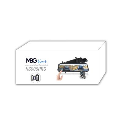 9. Wideorejestrator lusterko MBG LINE HS900 PRO Sony+ adapter parkingowy