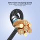 8. Kabel Joyroom Pioneer Series SA31-CC5 USB-C / USB-C 240W 1.2m - czarny