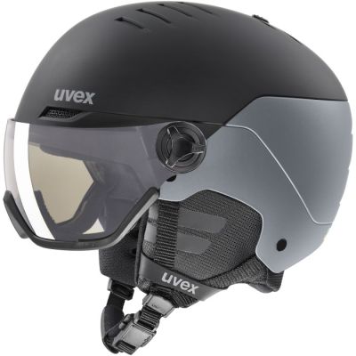 Kask narciarski UVEX Wanted Visor pro V black matt
