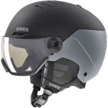 Kask narciarski UVEX Wanted Visor pro V black matt