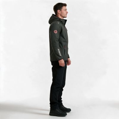 6. Kurtka softshellowa Geographical Norway Royaute ASSOR B MEN 068 M WW1975H/GN/Dark Grey / Black