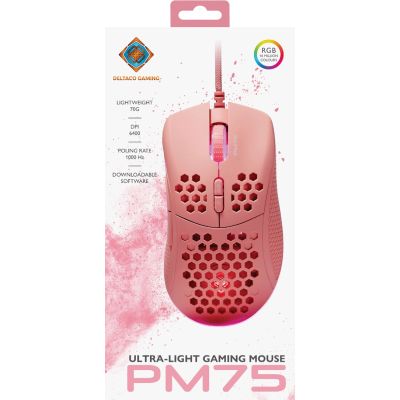 3. Deltaco Gaming GAM-108-P klawiatura USB Różowy