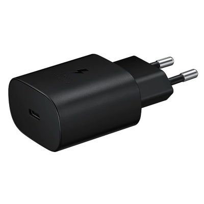 Ładowarka sieciowa Samsung 25W EP-TA800EBE USB-C opakowanie zastępcze - czarna