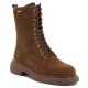 Skórzane botki damskie workery zamszowe camel Big Star UU274611