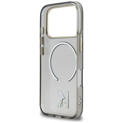 7. Etui Karl Lagerfeld IML K Head Logo MagSafe na iPhone 17 Pro Max - czarne