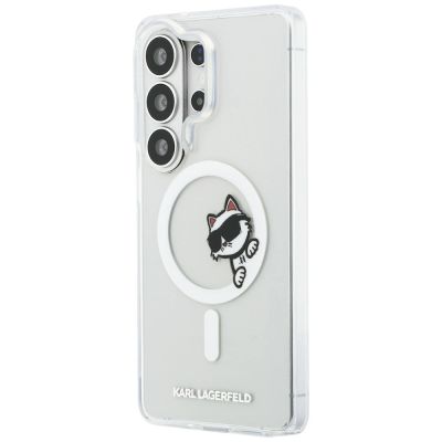 2. Etui Karl Lagerfeld IML Peekaboo Choupette MagSafe ba Samsung Galaxy S26 Ultra - przezroczyste