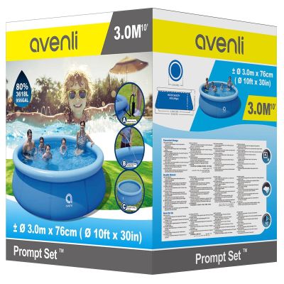 7. BASEN ROZPOROWY Z DMUCHANYM KOŁNIERZEM 300X76CM 17793