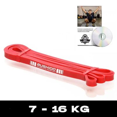 10. Power Band  13 - Wzmocniona Guma Treningowa DBX BUSHIDO CZERWONA 7-16 KG