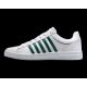 5. Męskie sneakersy K-Swiss COURT WINSTON WHITE/POSY GREEN-M (06154-942-M)
