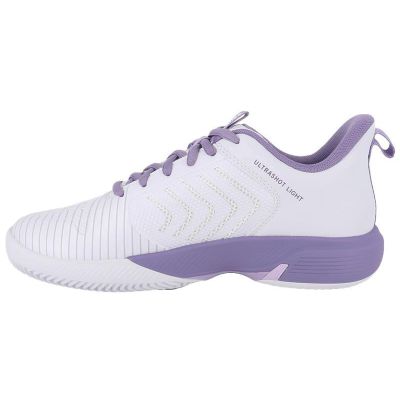 5. Sneakersy damskie K-swiss ULTRASHOT LIGHT CLAY do treningu fioletowe (94742-151-M)