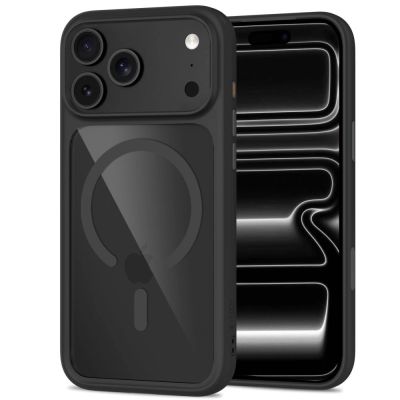 3. Etui Tech-Protect MagOne CC MagSafe + Szkło hartowane 2-Pack na iPhone 18 Pro Max / 17 Pro Max - przezroczysto-czarne