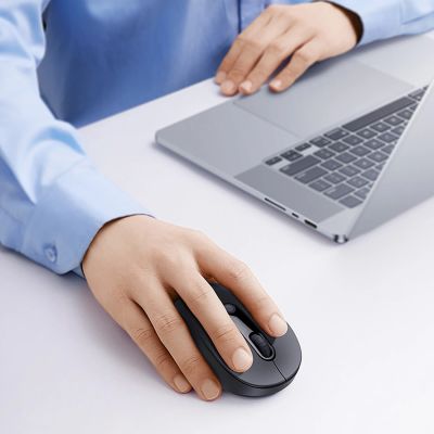 6. Mysz bezprzewodowa Baseus F02 ergonomiczna Bluetooth - czarna