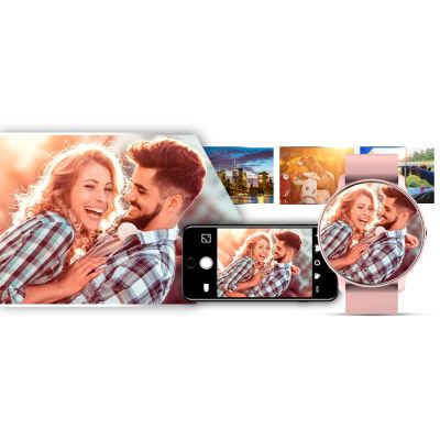 13. Smartwatch GIEWONT Różowy GW120-1