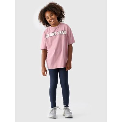 Legginsy dzianinowe dziewczęce 4F Junior 4FJWMM00TTIGF178-31S