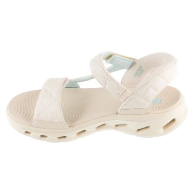 2. Skechers Slip-Ins: GO Walk Glide-Step 2.0 Sandal - Cozy Fit Jada 141276-NAT Beżowe 36