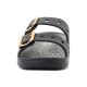 2. CROCS SATURDAY METALLIC BUCKLE SANDAL W BLACK 213316-001