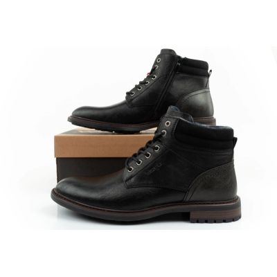 19. Wrangler George  buty męskie sztyblety trzewiki eleganckie modne czarne
