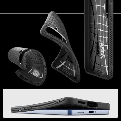 16. Etui Spigen Liquid Air na Samsung Galaxy S25 - czarny-mat