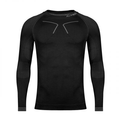 23. Bielizna termoaktywna Alpinus Tactical Base Layer Set czarno-szara M GT43276
