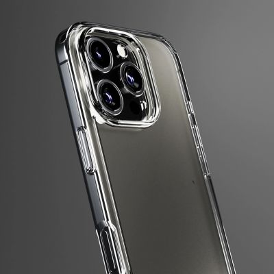 5. Zestaw SBS z technologią D3O na iPhone 16 Pro Max – etui + szkło ochronne na ekran i aparat - przezroczyste