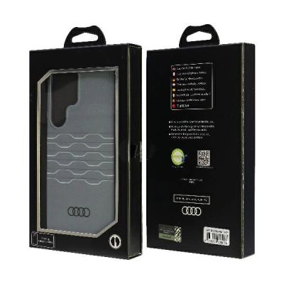 7. Etui Audi IML Geometric Pattern Case na Samsung Galaxy S24 Ultra - szare