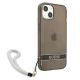 4. Etui Guess Translucent Strap na iPhone 13 mini - czarne
