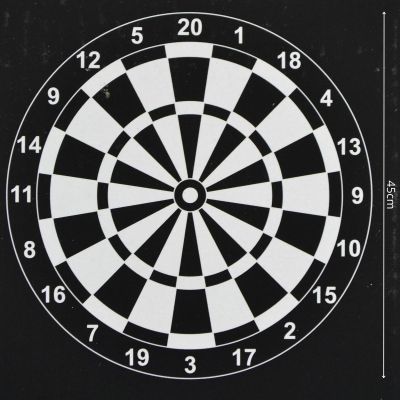 6. TARCZA DO DARTA OFFICIAL SIZAL 45CM