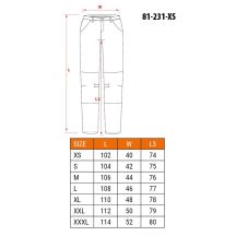 NEO tools 81-231-XS spodnie ochronne