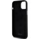 7. Etui DKNY Liquid Silicone Metal Logo na iPhone 15 Plus / 14 Plus - czarne