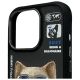 3. Etui Nimmy Cool&Cute 2.0 Dog na iPhone 16 Pro  - czarne