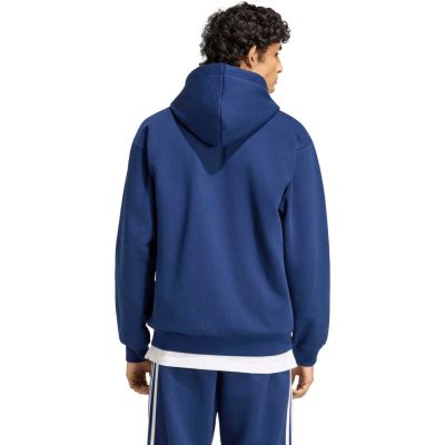 3. Bluza męska adidas Essentials 3-Stripes Fleece Full-Zip Hoodie granatowa KY4144