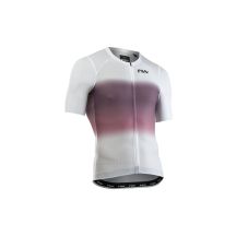 Koszulka rowerowa NORTHWAVE Blade Air Jersey S/s biało różowa