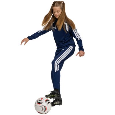 6. Spodnie dla dzieci adidas Tiro 26 League Training Slim granatowee JY7118