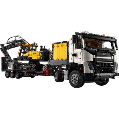 9. LEGO Technic 42175 Ciężarówka Volvo FMX i koparka EC230 Electric