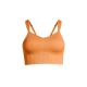 Stanik treningowy CASALL Seamless Rib Padded Sports Bra juicy orange