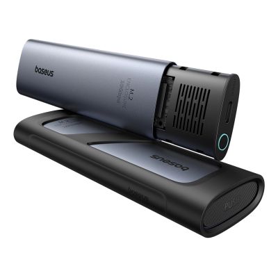 3. Kieszeń na dysk SSD Baseus FlyJoy M.2 NVMe 10 Gb/s - szara