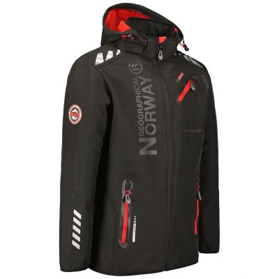 3. Kurtka Geographical Norway Softshell Royaute DB 068 M WY2000H/GN/Black / Red