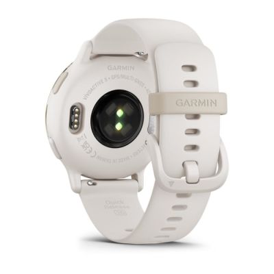 15. Zegarek Garmin Vivoactive 5 42mm Kremowo-złoty
