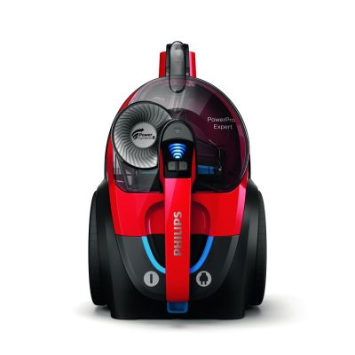 4. Odkurzacz bezworkowy Philips FC9729/09 (650W; kolor czarno-czerwony, kolor czarny, kolor czerwony)