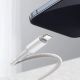 10. Kabel Baseus CATLGD-A02 Lightning - USB-C PD 20W 480Mb/s 2m - biały
