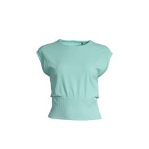 Koszulka CASALL Seamless Graphical Rib Tee miętowy