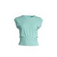 Koszulka CASALL Seamless Graphical Rib Tee miętowy