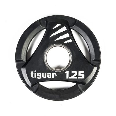 Talerz olimpijski tiguar  PU 1,25 kg TI-WTPU00125