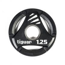 Talerz olimpijski tiguar  PU 1,25 kg TI-WTPU00125