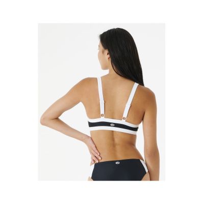 8. Biustonosz kąpielowy RIP CURL Mirage Colour Block Tri czarny