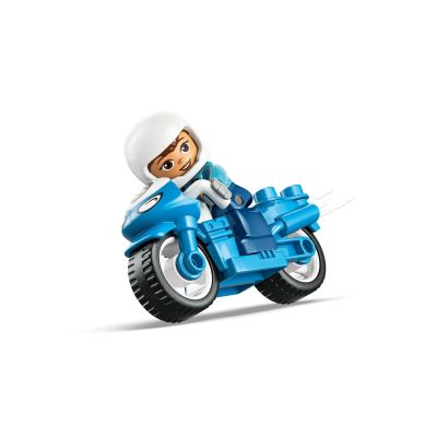 4. LEGO DUPLO TOWN 10471 Niebieski motocykl policyjny